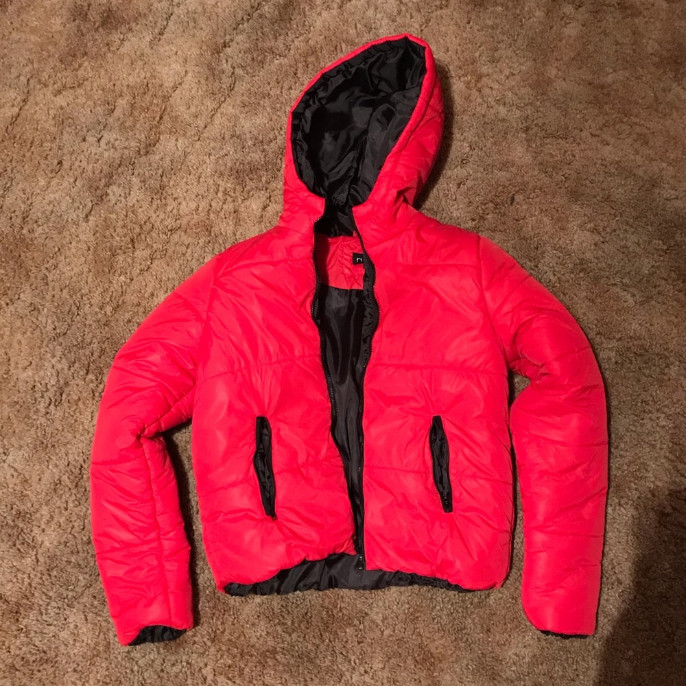Red Puffer Jacket